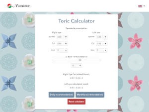 toric calculator