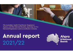 ahpra annual report