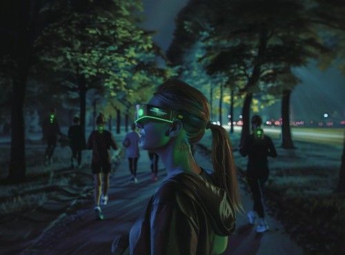 up conversion night vision