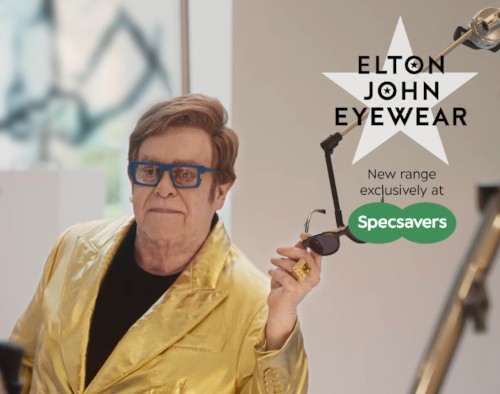 Specsavers and Elton John