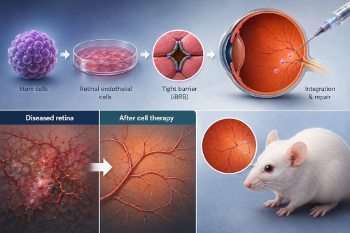 Stem cell therapy for retinal repair